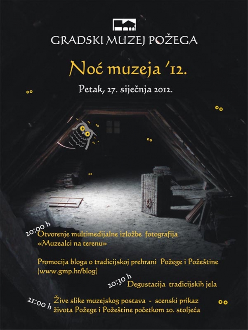 Program za Noć muzeja 2012.