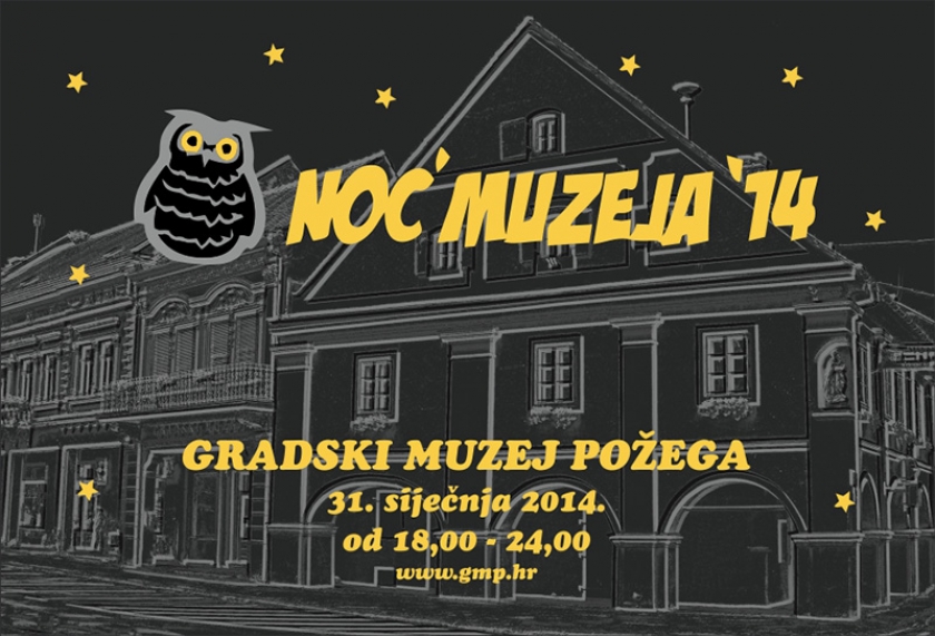 Program Noći muzeja 2014 - Gradski muzej Požega