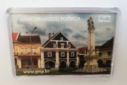 Mali magnet s motivom zgrade Gradskog muzeja Požega